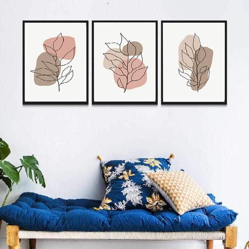 Buy Cléo Wall Art - Set Of Three Wall Art & Paintings from Vaaree