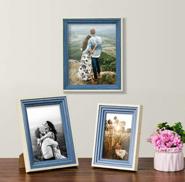 Buy Farah Table Photo Frame - Set of Three Photo Frames from Vaaree