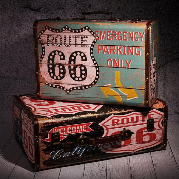 Route 66 California Storage Box - Green