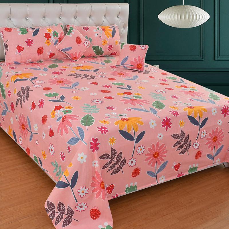 Buy Meredia Pompom Laced Bedding Set - Five Piece Set Bedding Set from Vaaree