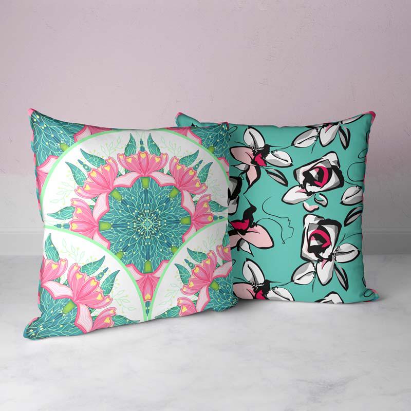 Buy Lubava Cushion Cover - Set of Two Cushion Cover Sets from Vaaree