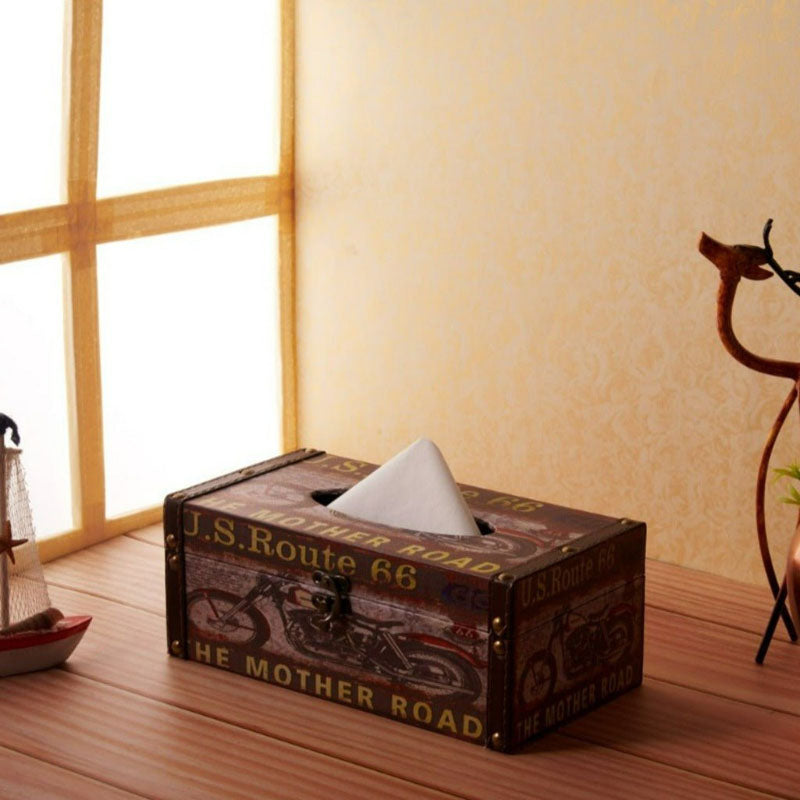 Buy Us Route 66 Tissue Box Tissue Holder from Vaaree