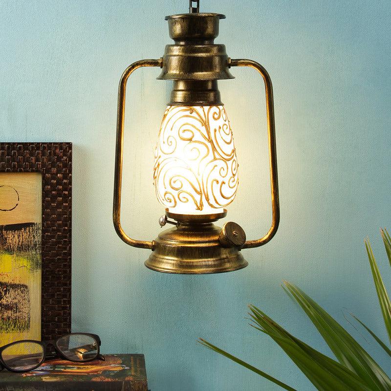 Buy Saagar Mosaic Lantern Wall Lamp - Gold Wall Lamp from Vaaree