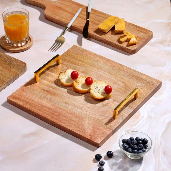 Buy Aniva Mangowood Tray Platter from Vaaree