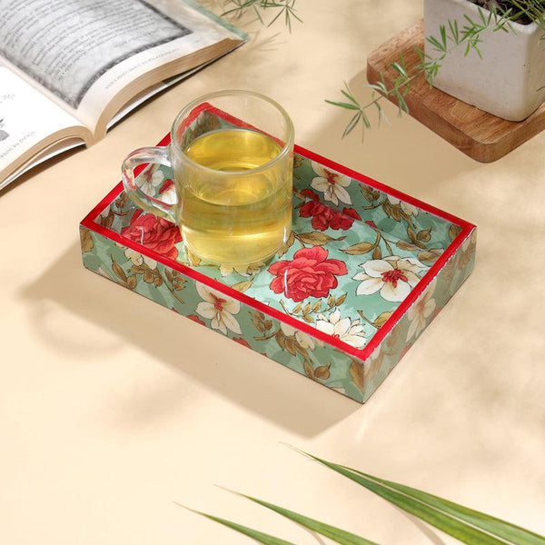 Buy Florenta Rose Serving Tray Serving Tray from Vaaree