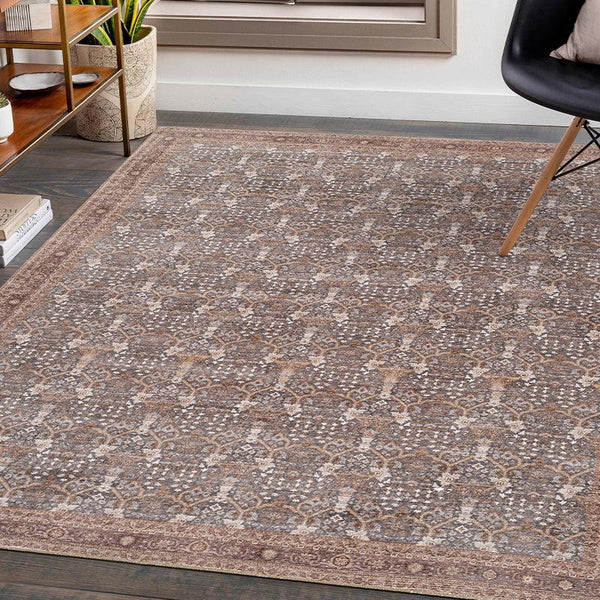 Buy Sadie Ethnic Carpet - Charcoal Carpet from Vaaree