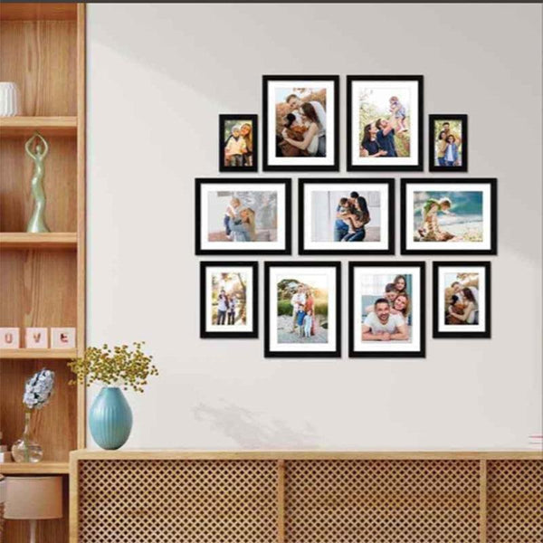 Buy Iksha Photo Frame - Set Of Eleven Photo Frames from Vaaree