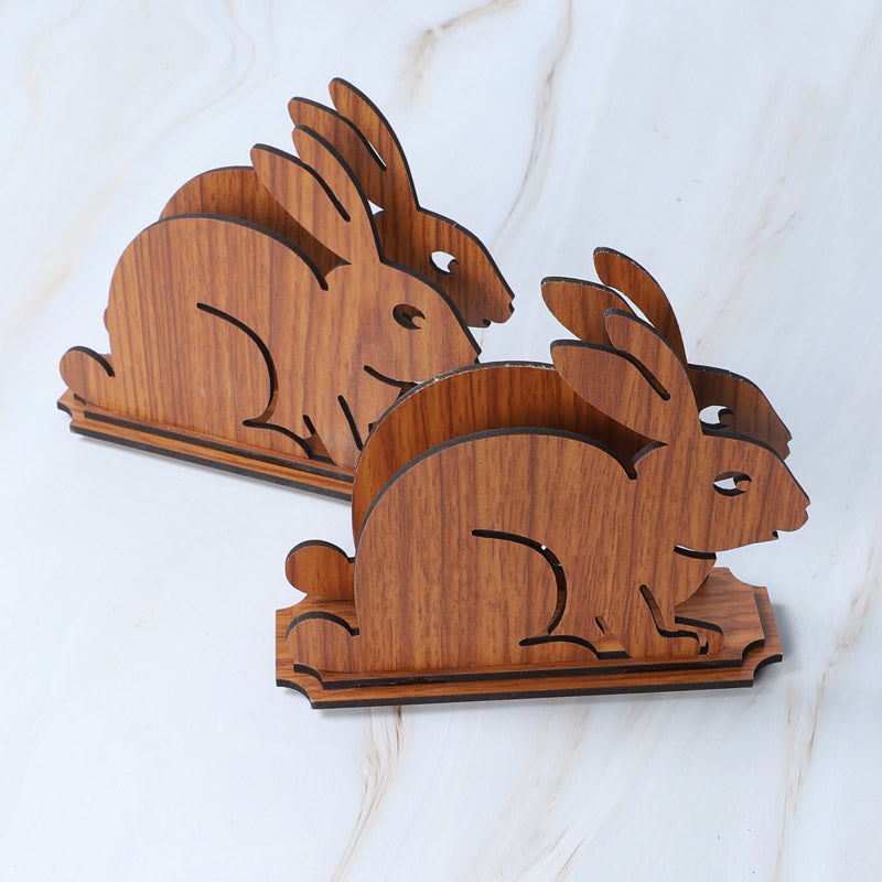 Buy Bunny Napkin Holder - Set Of Two Tissue Holder from Vaaree