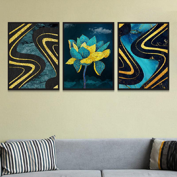 Buy Apolline Wall Art - Set Of Three Wall Art & Paintings from Vaaree