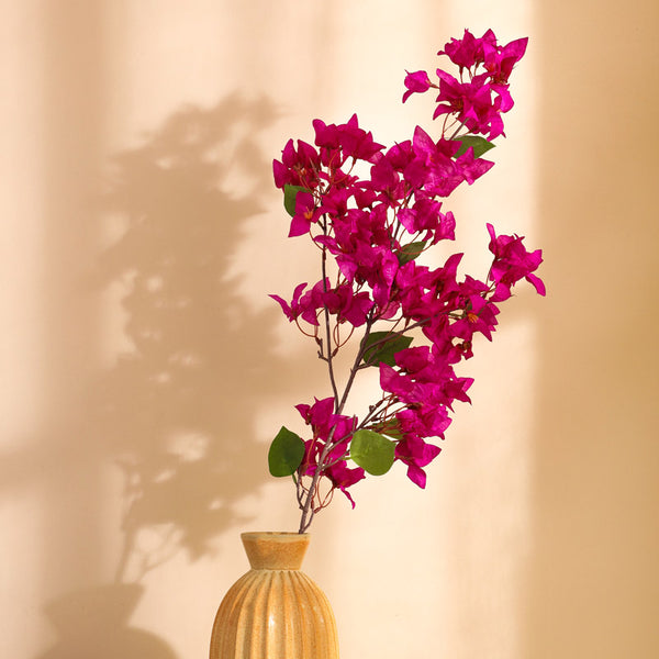 Buy Faux Realistic Bougainvillea Flower Stick - Purple Artificial Flowers from Vaaree