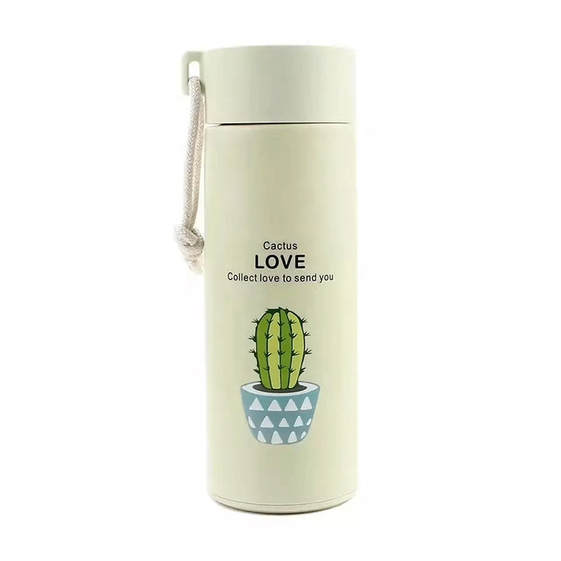 Bottle - Cacti Clan Water Bottle (400 ML) - Green