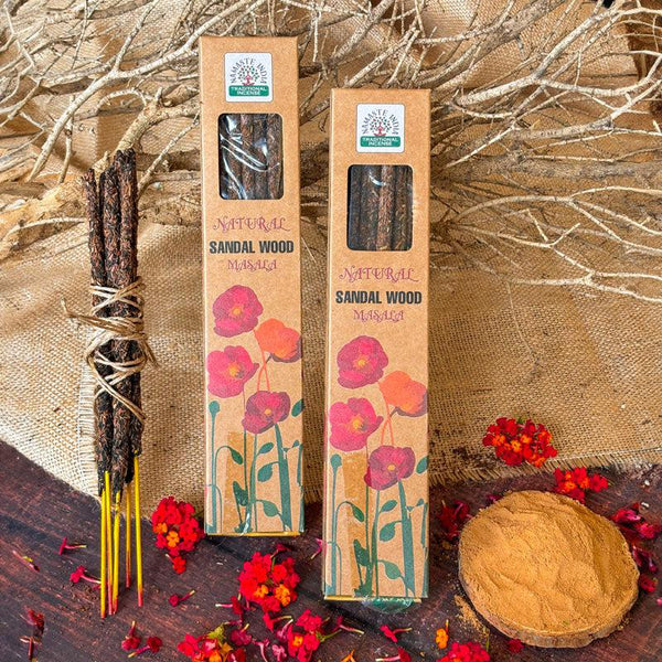 Sugandha Sandalwood Smudge Incense Sticks - Pack Of Two