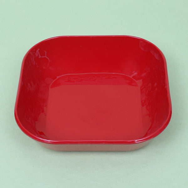 Buy Alga Serving Bowl (Red) - 1300 ML Serving Bowl from Vaaree