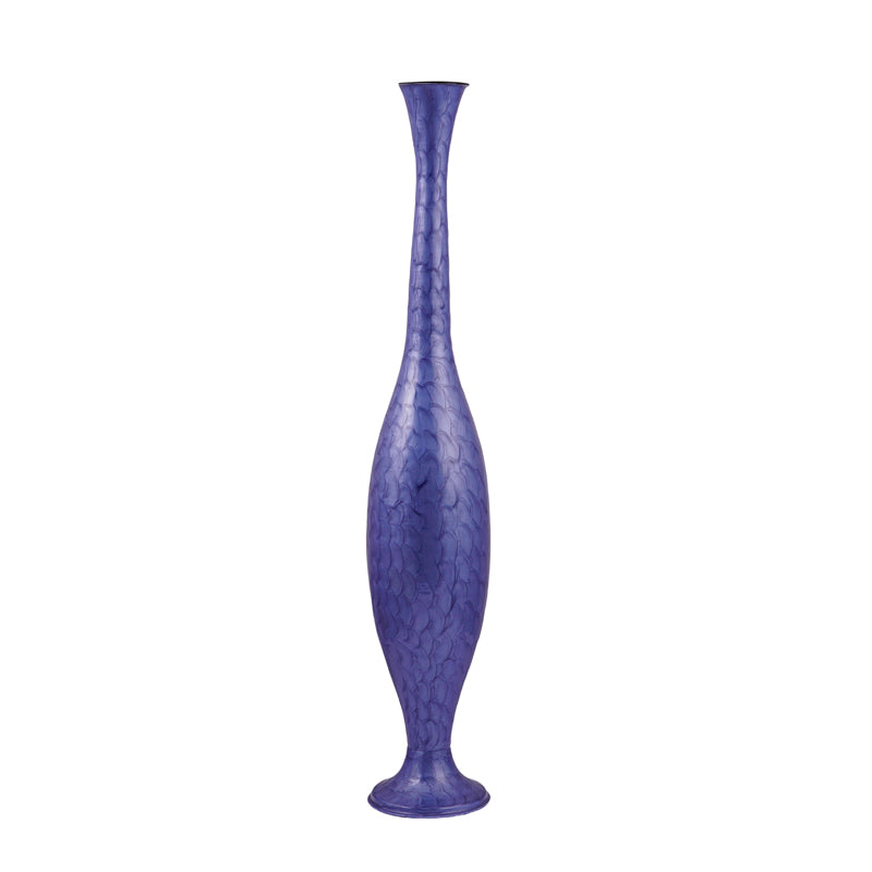 Buy Yiska Lacquered Floor Vase - Blue Floor Vase from Vaaree