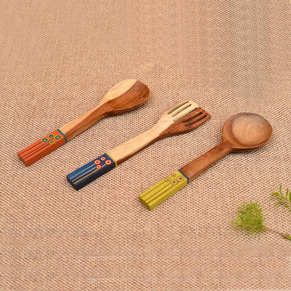 Buy Nura Handcrafted Cutlery - Set of Three Cutlery Set from Vaaree