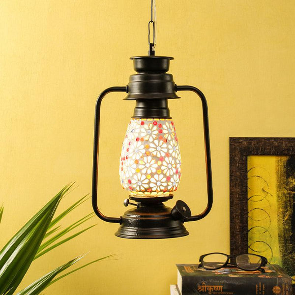 Buy Admya Mosaic Lantern Ceiling Lamp - Black Ceiling Lamp from Vaaree