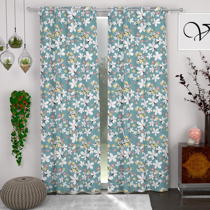 Buy Monata Printed Curtain - Set Of Two Curtains from Vaaree