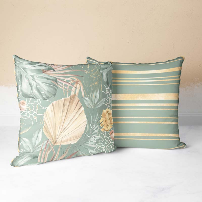 Buy Palma Stripe Cushion Cover - Set of Two Cushion Cover Sets from Vaaree