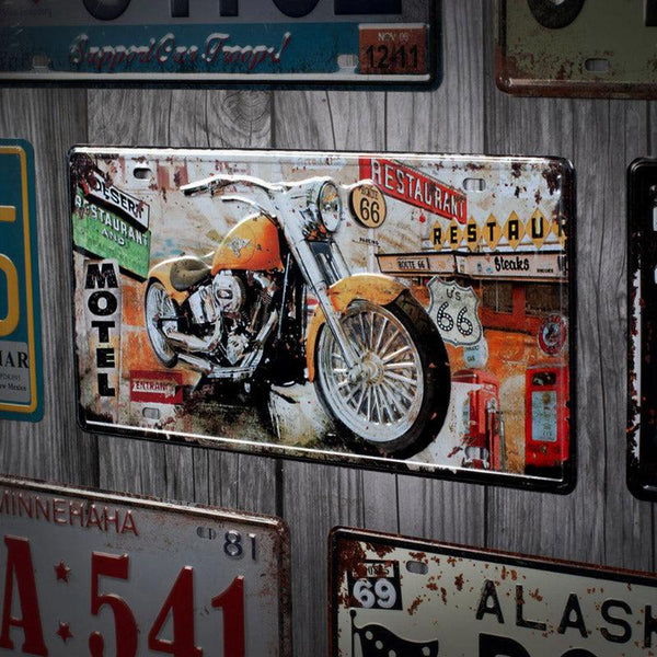 Buy Motel Chevrolet Motorbike Wall Accent Wall Accents from Vaaree