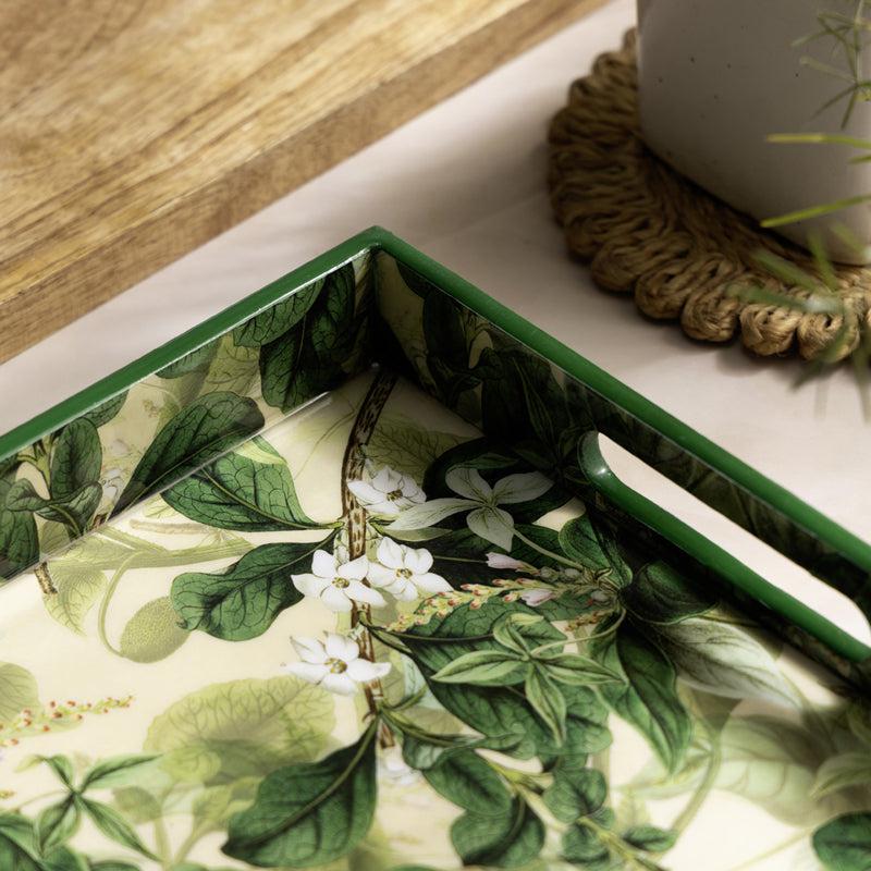 Buy Lush Green Serving Tray Serving Tray from Vaaree