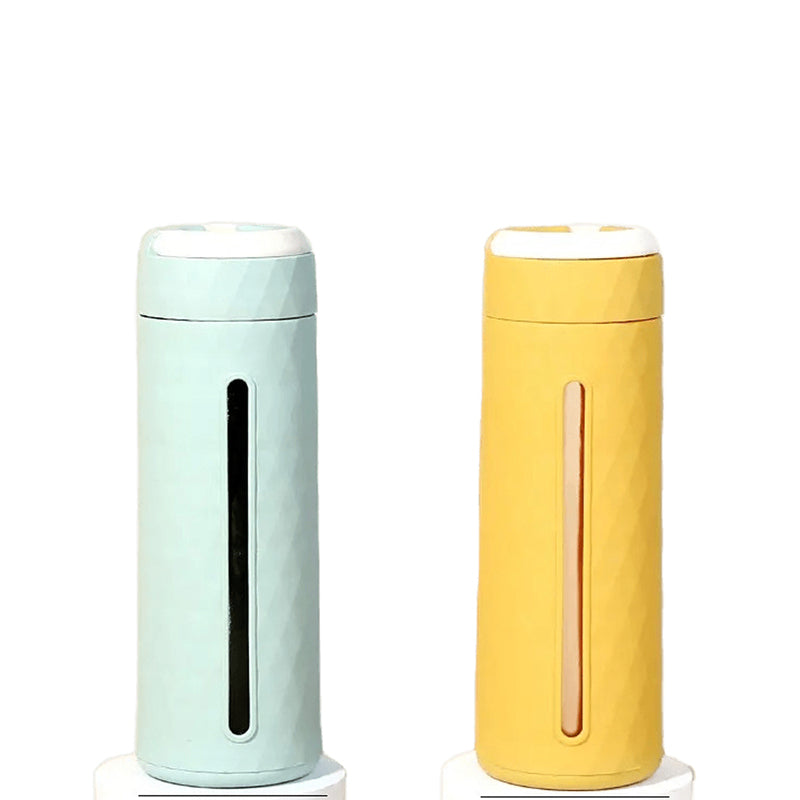 Bottle - Glimmer Sip 420 ML Water Bottle (Yellow & Green) - Set Of Two