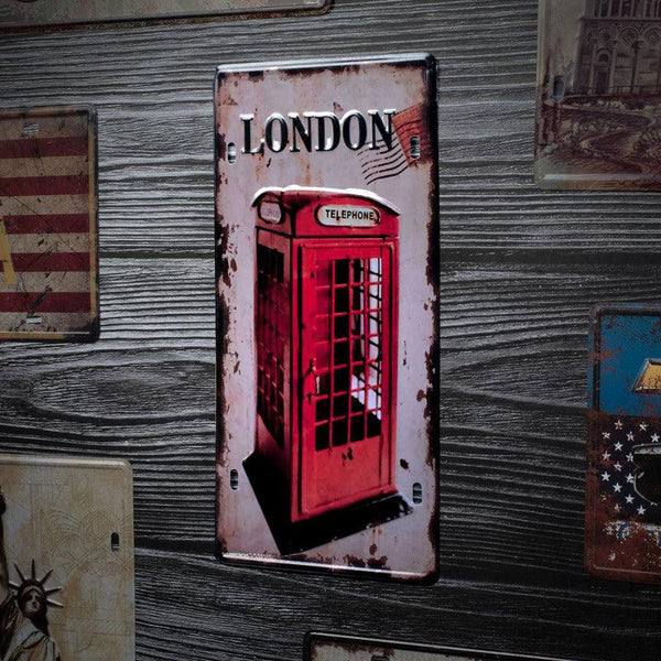 Buy London Telephone Booth Wall Accent Wall Accents from Vaaree