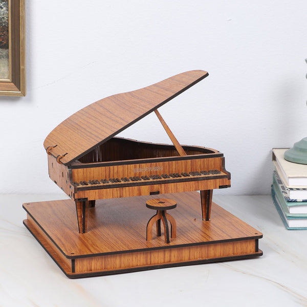 Buy Symphony Piano Showpiece - Brown Showpieces from Vaaree