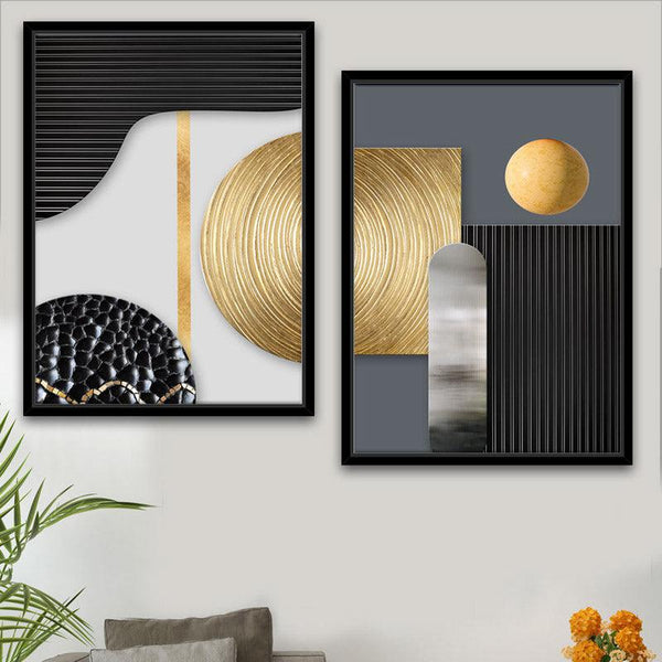 Buy Clementine Abstract Wall Art - Set Of Two Wall Art & Paintings from Vaaree