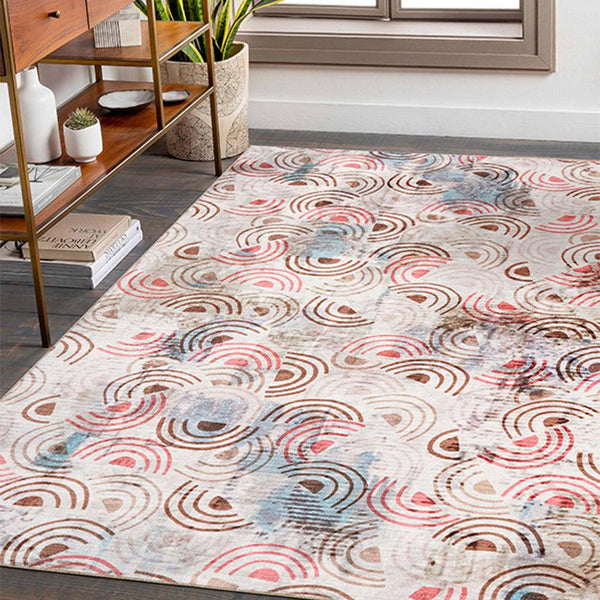 Buy Carter Abstract Bedsheet - Red Carpet from Vaaree