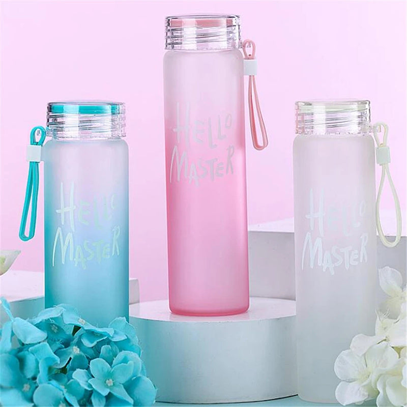 Bottle - Hello Master 400 ML Water Bottle (Blue/White/Pink) - Set Of Three