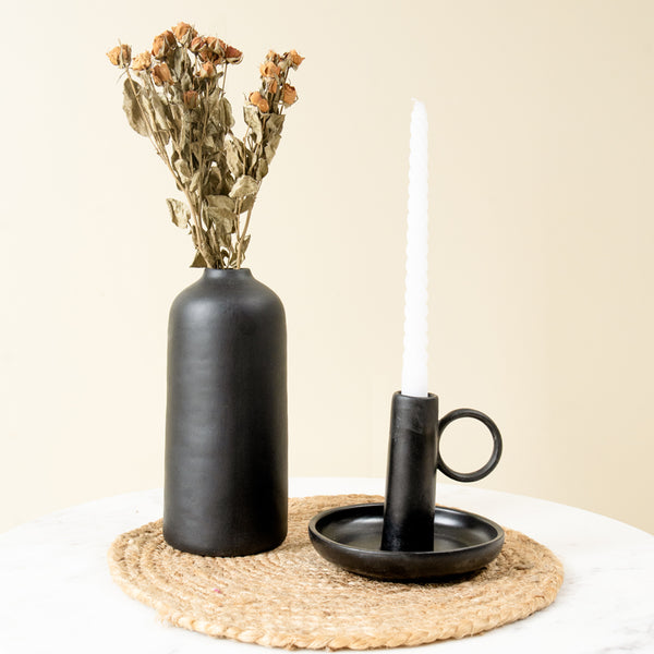 Buy Midwa Vase & Candle Holder - Two Piece Set Vase from Vaaree