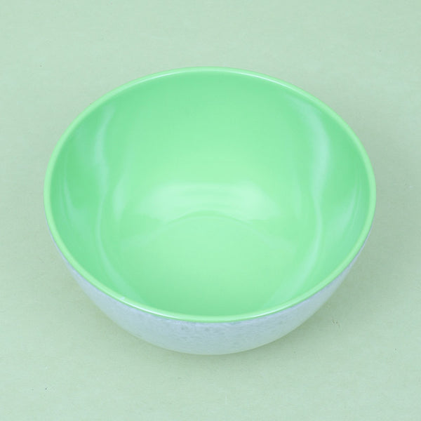 Buy Axl Serving Bowl (Green & White) - 800 ML Serving Bowl from Vaaree