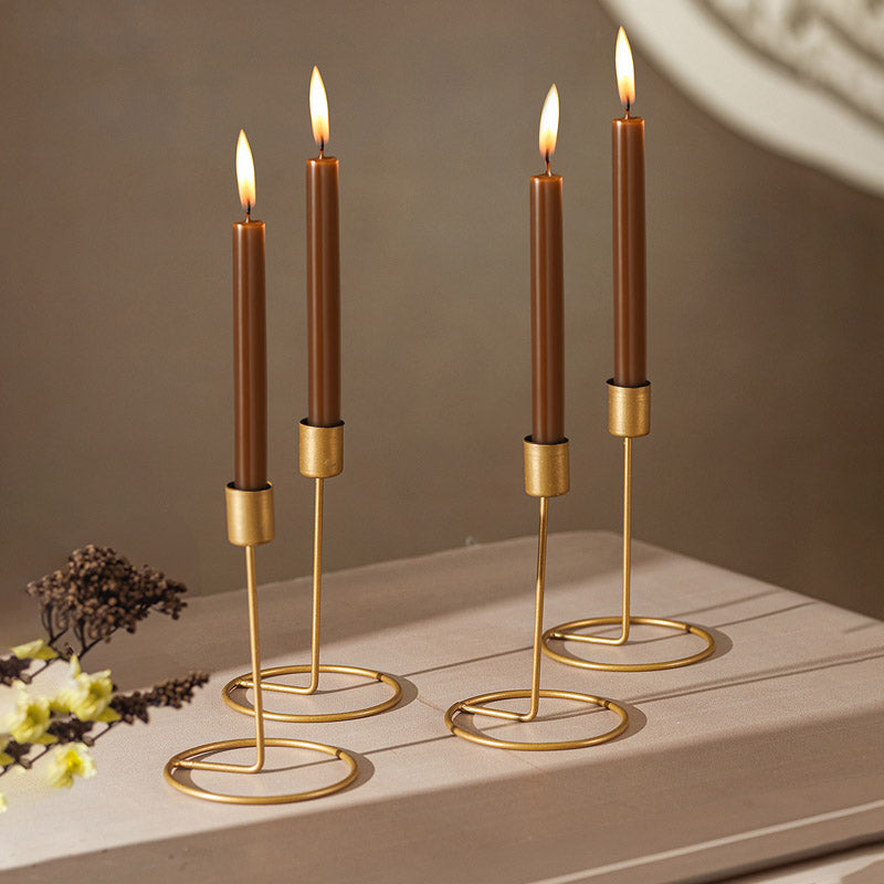 Buy Baia Tealight Candle Holder (Gold) - Set of Four Tea Light Candle Holders from Vaaree