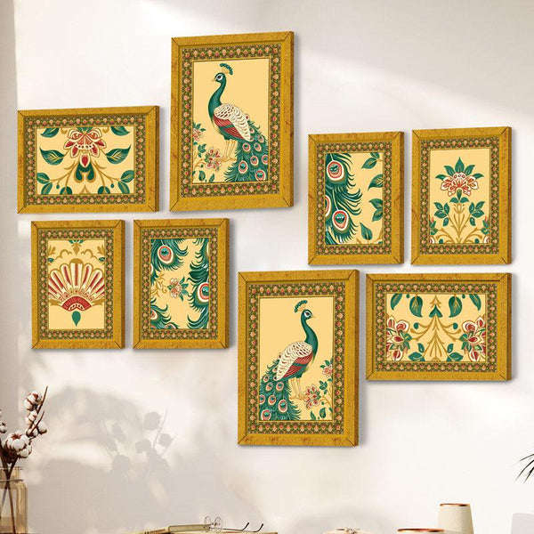 Buy Royality Calls Wall Art - Set Of Eight Wall Art & Paintings from Vaaree