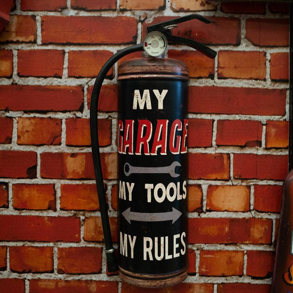 Buy My Garage Extinguisher Wall Accent Wall Accents from Vaaree