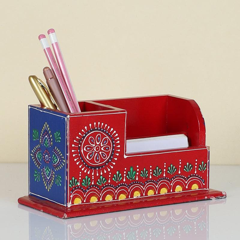 Buy Vidya Handpainted Table Organizer Pen Stand from Vaaree