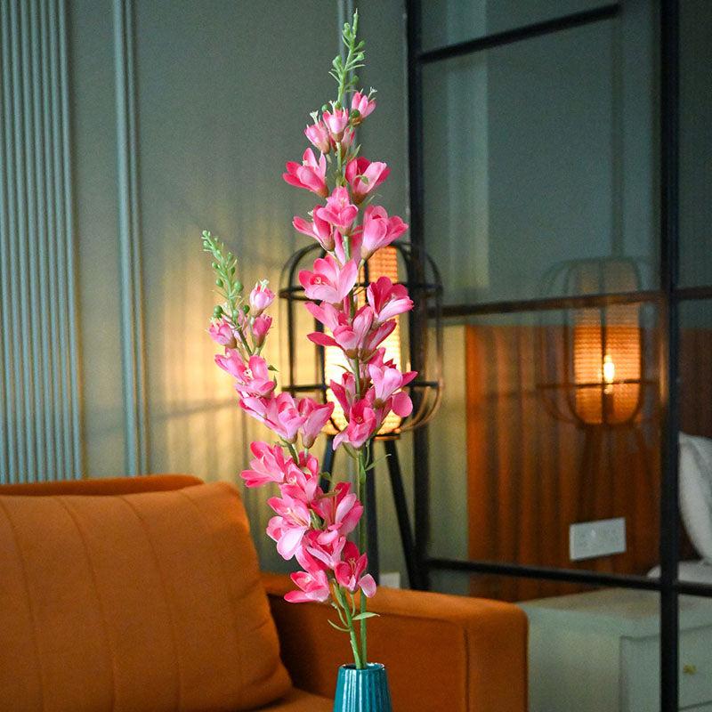 Buy Faux Everlasting Orchid Flower Stick - Pink Artificial Flowers from Vaaree