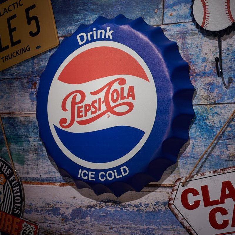 Buy Pepsi Cola Bottle Cap Wall Accent Wall Accents from Vaaree