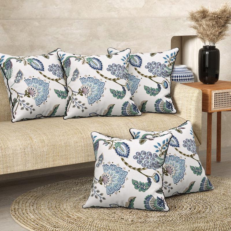 Buy Vaiga Ethnic Cushion Cover - Set Of Five Cushion Cover Sets from Vaaree