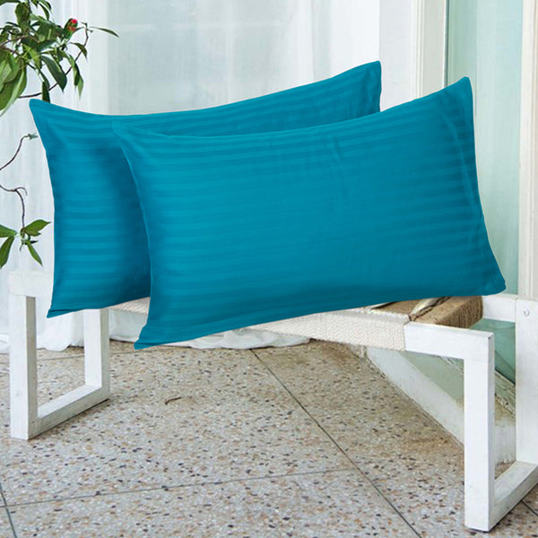 Buy Corey Pillow Cover (Blue) - Set Of Two Pillow Covers from Vaaree