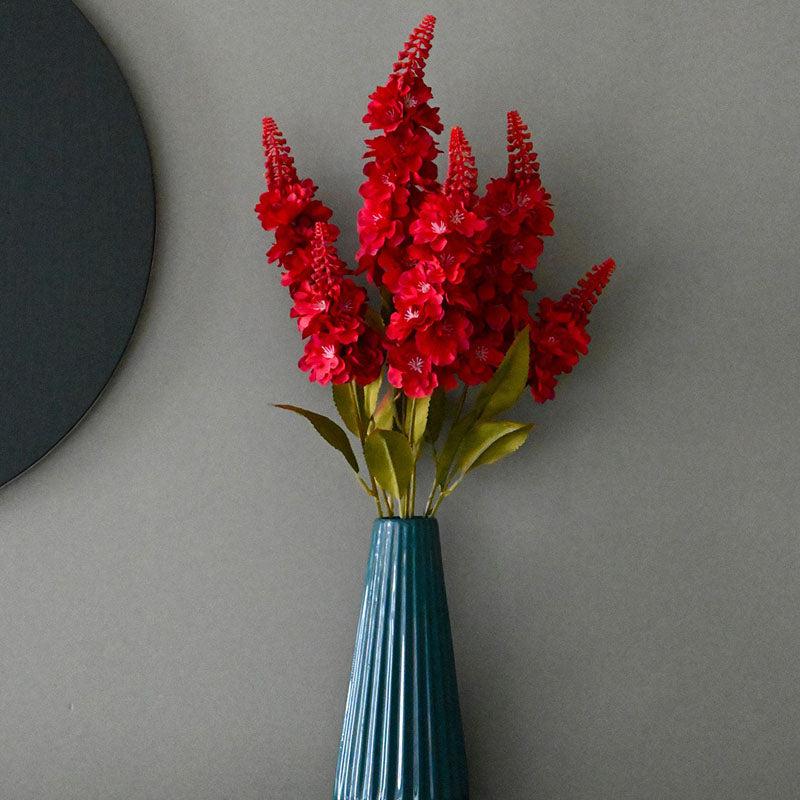 Buy Faux Everlasting Snapdragon Flower Stick - Red Artificial Flowers from Vaaree