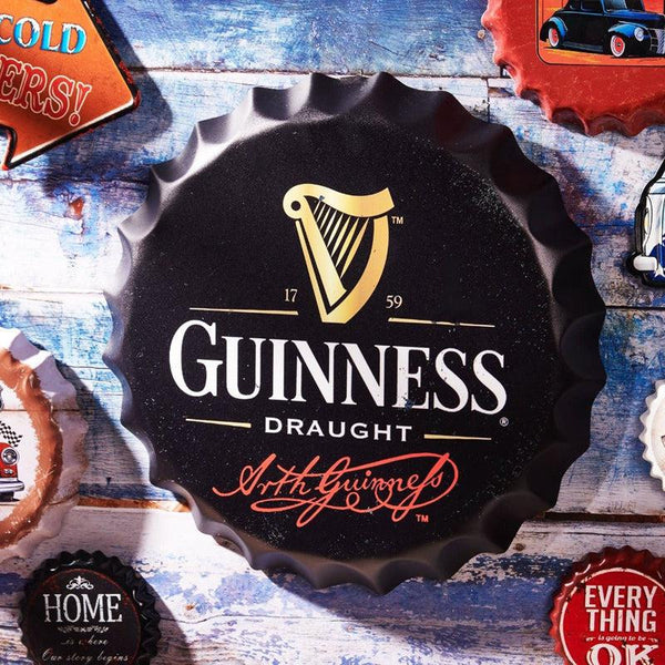 Guinness Draught Bottle Cap Wall Accent