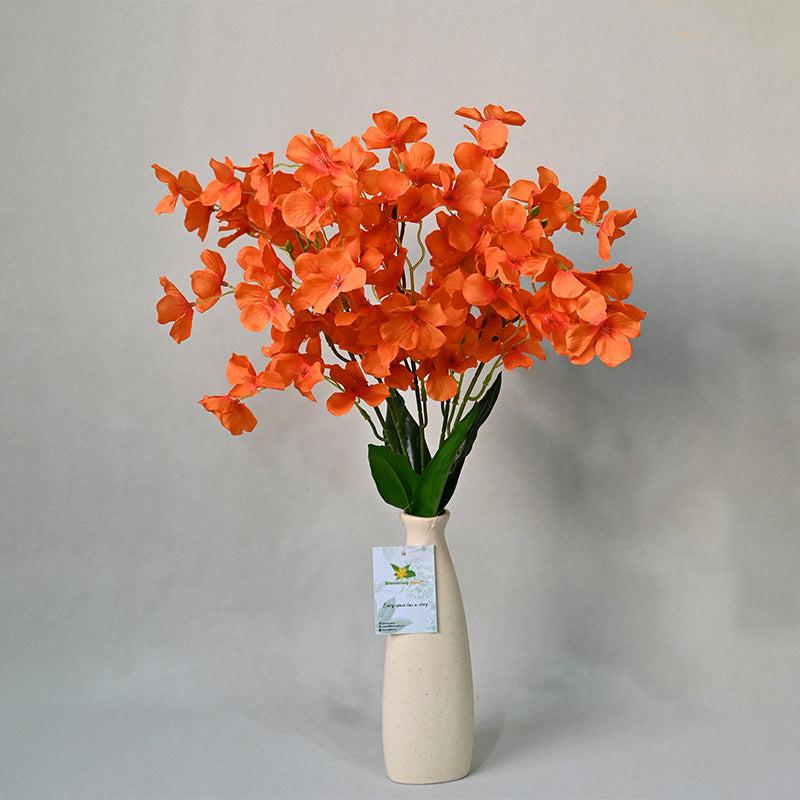 Buy Faux Dame's Rocket Flower Bunch - Orange Artificial Flowers from Vaaree