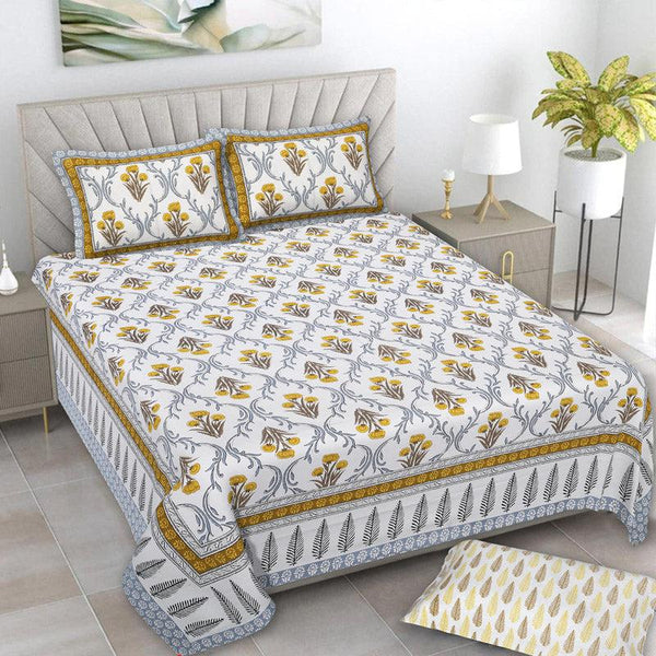 Buy Giselle Floral Bedsheet Bedsheets from Vaaree