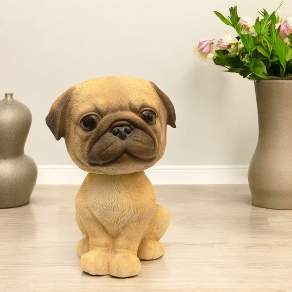 Buy Bobble Head Pug Showpiece Showpieces from Vaaree