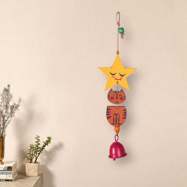 Buy Star Sight - Orange Windchime Windchimes from Vaaree