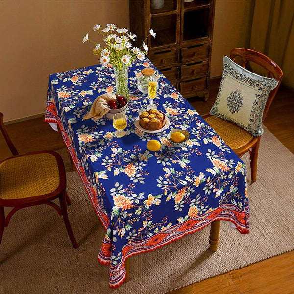 Buy Cobalt Garden Table Cover Table Cover from Vaaree