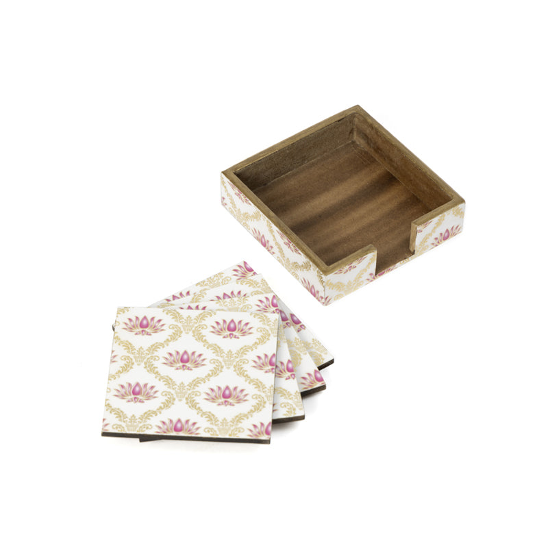 Buy Kamala Ethnic Coaster With Stand - Five Piece Set Coasters from Vaaree