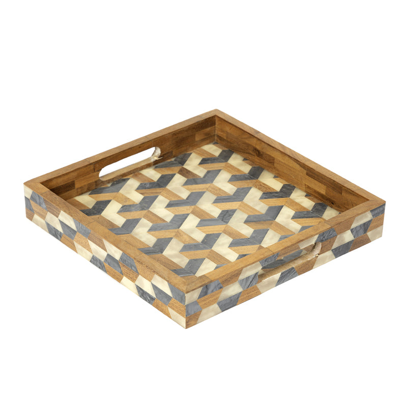 Buy Vara Ethnic Serving Tray Serving Tray from Vaaree