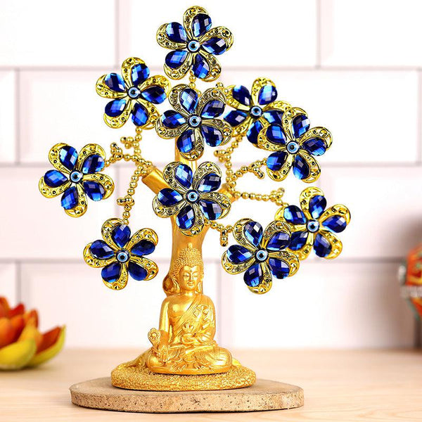 Buy Buddha Floral Tree Of Life Showpiece Showpieces from Vaaree